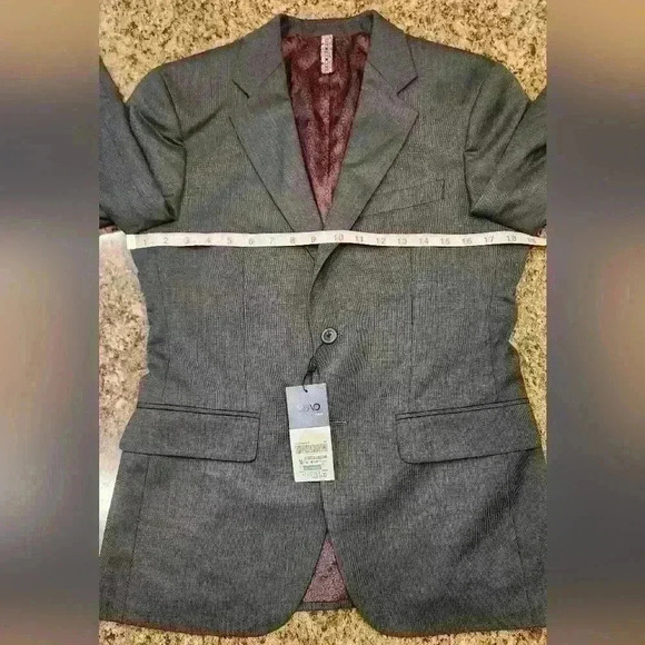 SPAO for Men Brown Tone Fully Lined Premium Sport Coat Blazer - Picture 11 of 12